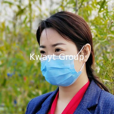 CE approved Disposable 3 Layer Non-woven Fabric Face Mask one time use